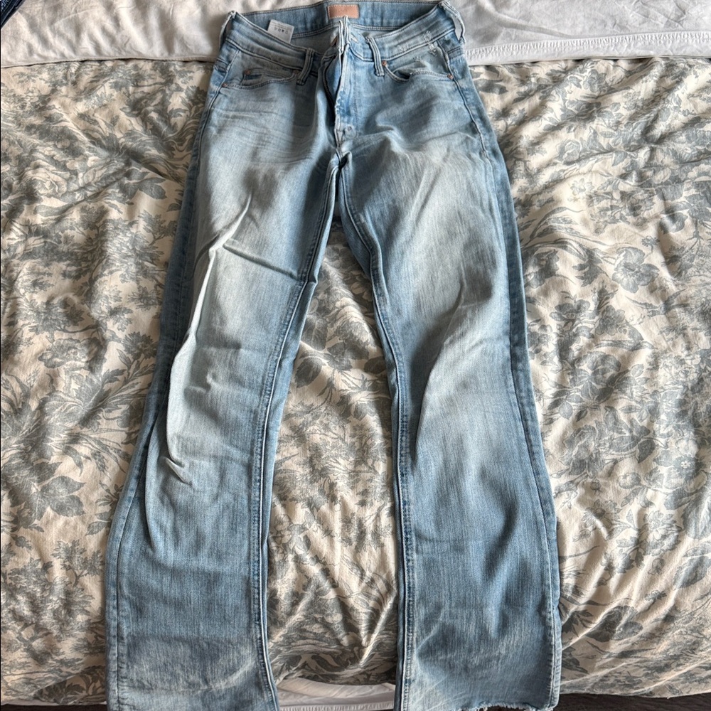 MOTHER Blue Boot Cut Jeans Classic Style